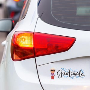 Guatemala Junge Kartenaufkleber | Kiss-Cut Vinyl Aufkleber, Mittelamerika Geschenk, Reisende Souvenir, Guatemala Pride Decor