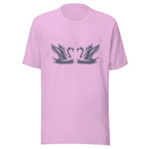 Beautiful Swan Shirt, Cute Swan Shirt, Lovely Swan Apparel, Classic Coquette Style Top, Perfect Gift for Swan Lovers
