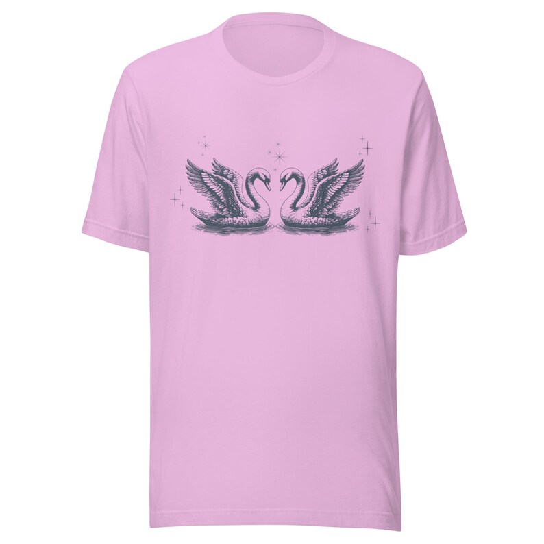 Beautiful Swan Shirt, Cute Swan Shirt, Lovely Swan Apparel, Classic Coquette Style Top, Perfect Gift for Swan Lovers
