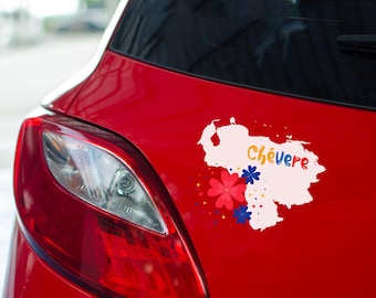 Venezuela Chevere Car Sticker, Venezuela Bumper Sticker, Venezuelan Transparent Outdoor Stickers, Venezuelan Gift, Venezuelan Present