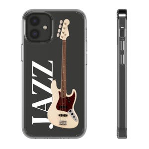 Jazz Bass Clear Cases - Perfect Gift for Musicians & Bass Players, Unique Rock Music Lover Gift