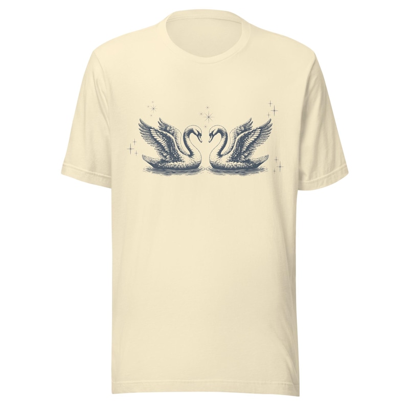 Beautiful Swan Shirt, Cute Swan Shirt, Lovely Swan Apparel, Classic Coquette Style Top, Perfect Gift for Swan Lovers