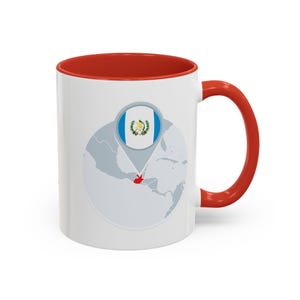 Personalized Guatemala Coffee Colorful Mug, Guatemalan Gift, Guate Love Mug, Coffee Lover Gift, Guatemalan Souvenir, Unique Guatemala Gift,