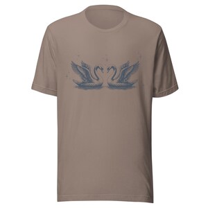 Beautiful Swan Shirt, Cute Swan Shirt, Lovely Swan Apparel, Classic Coquette Style Top, Perfect Gift for Swan Lovers