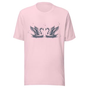 Beautiful Swan Shirt, Cute Swan Shirt, Lovely Swan Apparel, Classic Coquette Style Top, Perfect Gift for Swan Lovers