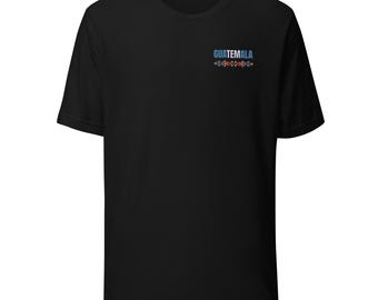 Embroidered Guatemala Shirt, Full Color Guatemalan Top, Elegant Guatemala Gift, Guatemala Aesthetic,