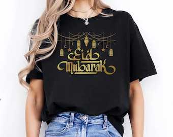 Eid Mubarak Shirt - Family Ramadan Tee, Ramadan Kareem shirt, Muslim Gift, Eid Celebration Apparel, Islamic Fashion