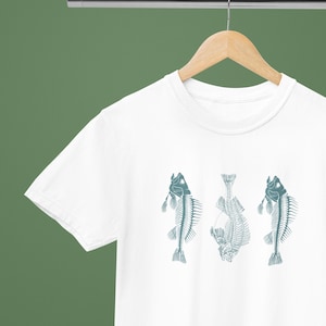 Sardine Fish Fishing Shirt, Nautical Fisherman Aesthetic, Ocean Lover Comfort Colors 1717 Unisex Tee