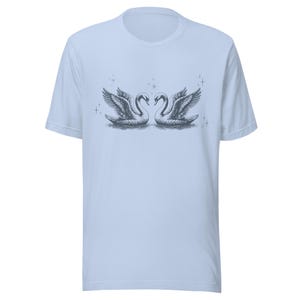 Beautiful Swan Shirt, Cute Swan Shirt, Lovely Swan Apparel, Classic Coquette Style Top, Perfect Gift for Swan Lovers