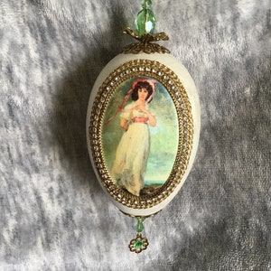 Victorian Lady Holiday Ornaments Victorian girl