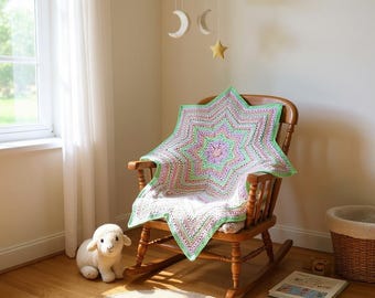 スターブランケット - クイーンサイズ - ピンク - Etsy 日本