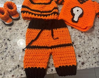 Baby Football Jersey - Team Colors Customized With Favorite Jersey Number!