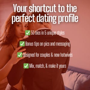START TODAY! Create a hotwife profile guaranteed to drive men wild! Don't delay your hotwife fantasy another day! *Instant Download image 2