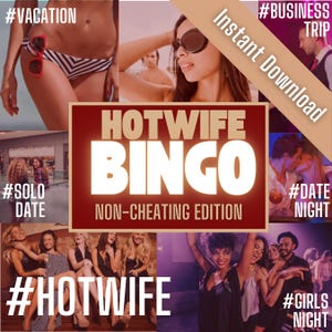 Bingo per mogli calde non infedeli - 5 carte di sfide per mogli calde monogame e civettuole, incluse le edizioni per vacanze, serate romantiche, viaggi di lavoro e serate tra ragazze