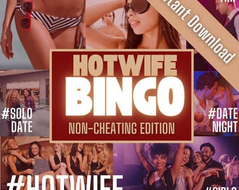 Make Her Flirt! Hotwife bingo cards for every occasion from date night to her solo days out. Get the party started! INSTANT DOWNLOAD