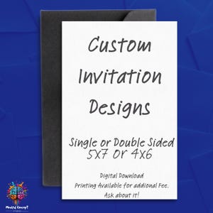 Custom Digital Invitations for All Events – Weddings, Birthdays, Baby Showers, Graduations, Party Invites | Personalized & Printable Designs