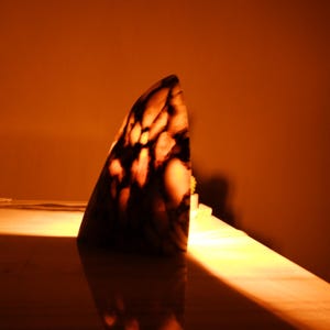 Calacatta Viola Antique Lampshade,Handcrafted Marble Lamp,Minimalist Desk Lighting,Marble Night Light,Bedroom Lamp,Calacatta Viola Desk Lamp