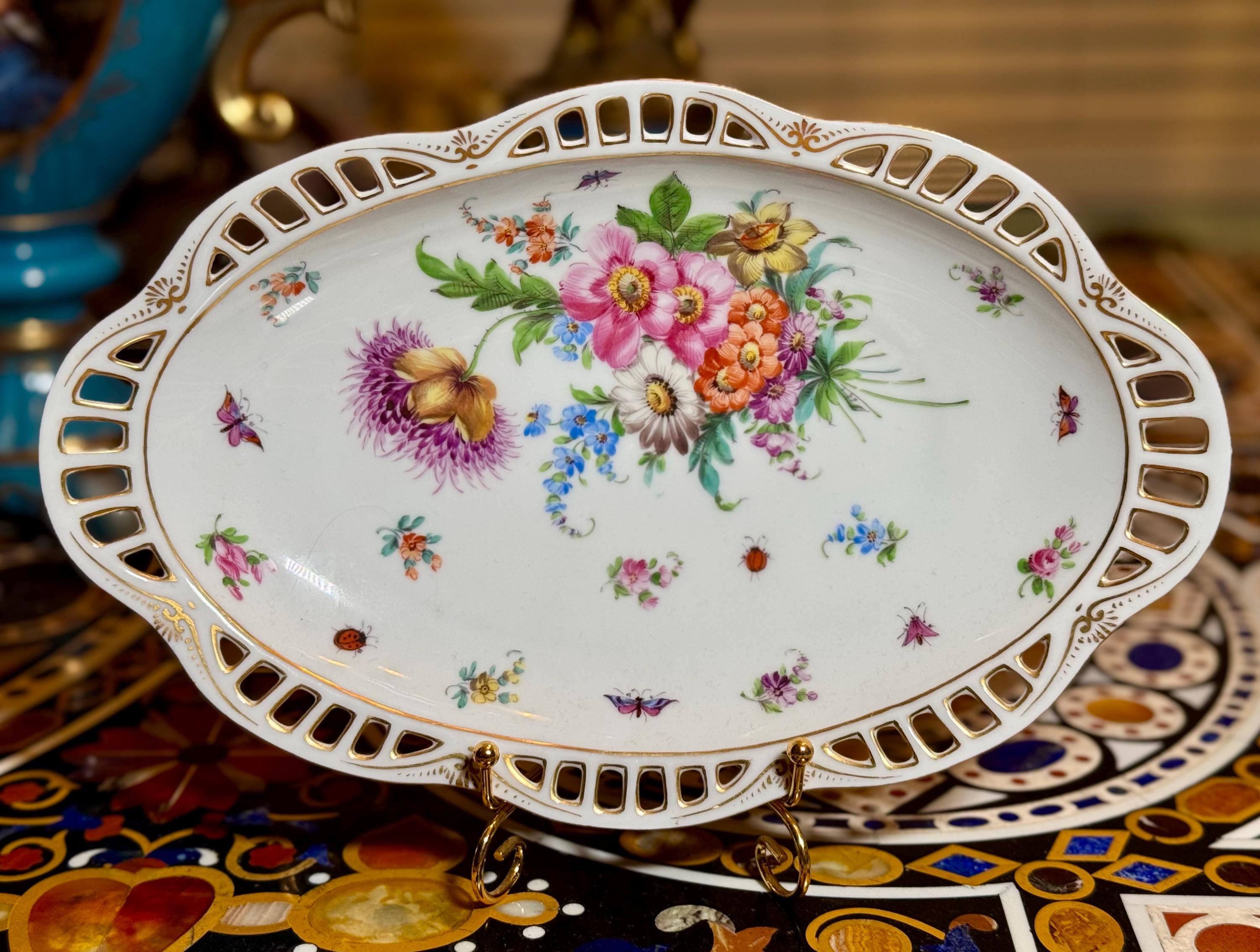 ドレスデン　Richard Klemm工房　大皿 ドレスデン Richard Klemm工房 大皿