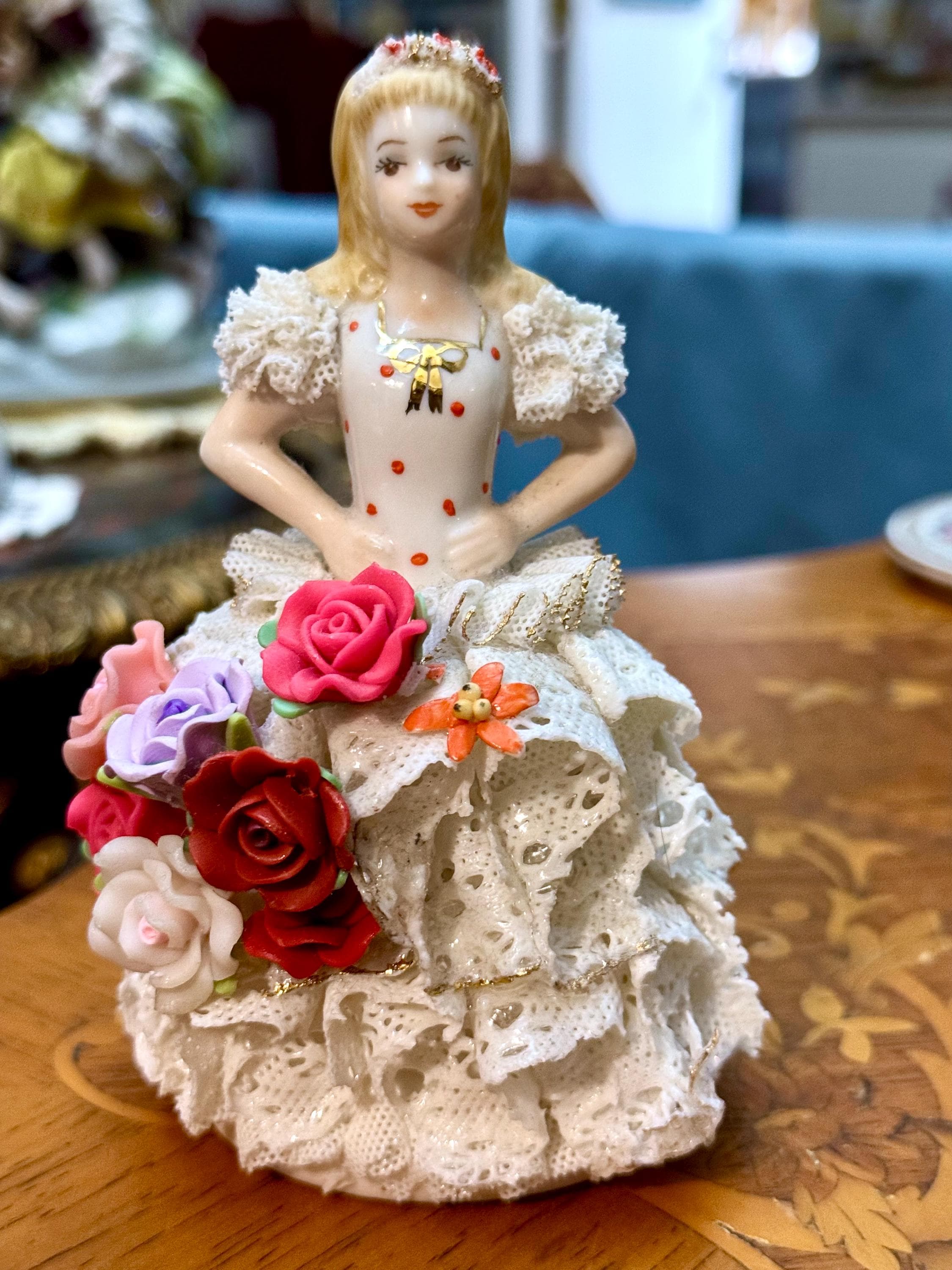 Irish dresden porcelain figurine - Etsy 日本