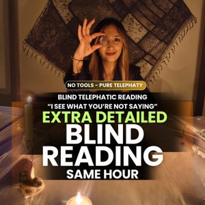 Blind Reading Psychic, Psychic Reading, Same Hour, Spiritual Advices, Accurate Love Reading, Tarot Cards Reading, Blind Tarot Reading