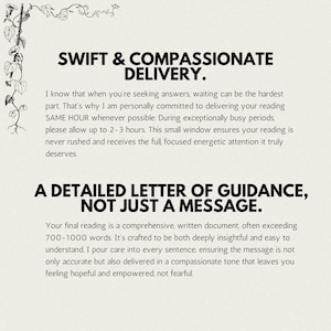 Portrait-style graphic with a third-eye icon and the words blind reading option, created for clients who prefer privacy. The visual describes a clairvoyant reading and psychic reading that uses no tools and no tarot cards, focusing on energetic truth. It highlights same hour reading turnaround, fast psychic reading support, and direct psychic advice, plus medium reading and psychic medium impressions. It also includes psychic predictions, general reading, love reading, and career reading.