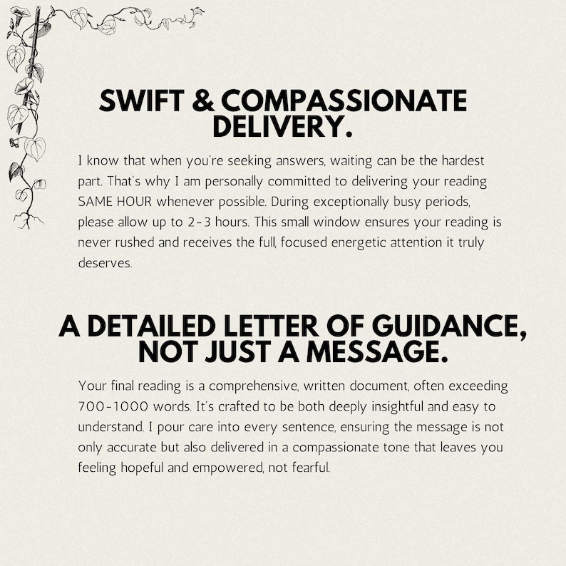 Portrait-style graphic with a third-eye icon and the words blind reading option, created for clients who prefer privacy. The visual describes a clairvoyant reading and psychic reading that uses no tools and no tarot cards, focusing on energetic truth. It highlights same hour reading turnaround, fast psychic reading support, and direct psychic advice, plus medium reading and psychic medium impressions. It also includes psychic predictions, general reading, love reading, and career reading.