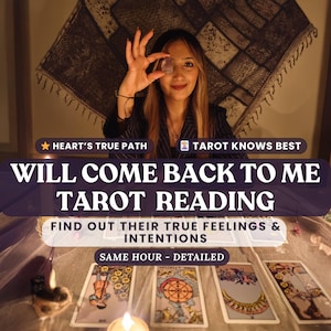 Zal bij mij terugkomen? Tarotlegging op hetzelfde uur | Paranormale liefdeslezing voor verzoening, ex-retour en relatiehelderheid