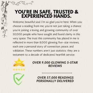 Love Tarot Reading Same Hour, Personalized Tarot Card Reading, Accurate Psychic Reading,Tarot Card Psychic Guidance Love image 7