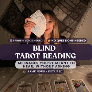 Blinde Tarot-Lesung, Same Hour Tarot-Insight, Liebe Tarot-Lesung, Beruf und Beziehung Tarot-Spread, Detaillierte Tarot-Karten-Lesung