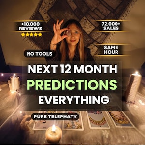 Psychic Reading Next 12 Months Same Hour, Accurate Tarot Reading Future, Psychic Future Prediction, Spiritual Guidance, Medium Prediction