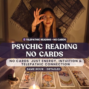 No Tools Psychic Reading | Same Hour Spiritual Insight | Intuitive Clairvoyant Reading for Love, Career & General Reading | Medium Reading