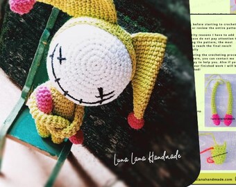 Amigurumi Halloween Clown crochet pattern