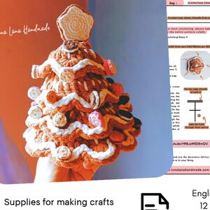 CHOCO-TREE Crochet Christmas toy to assemble (digital pattern)