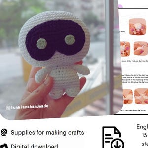 WOOTTEO BTS Jin Amigurumi crochet pattern