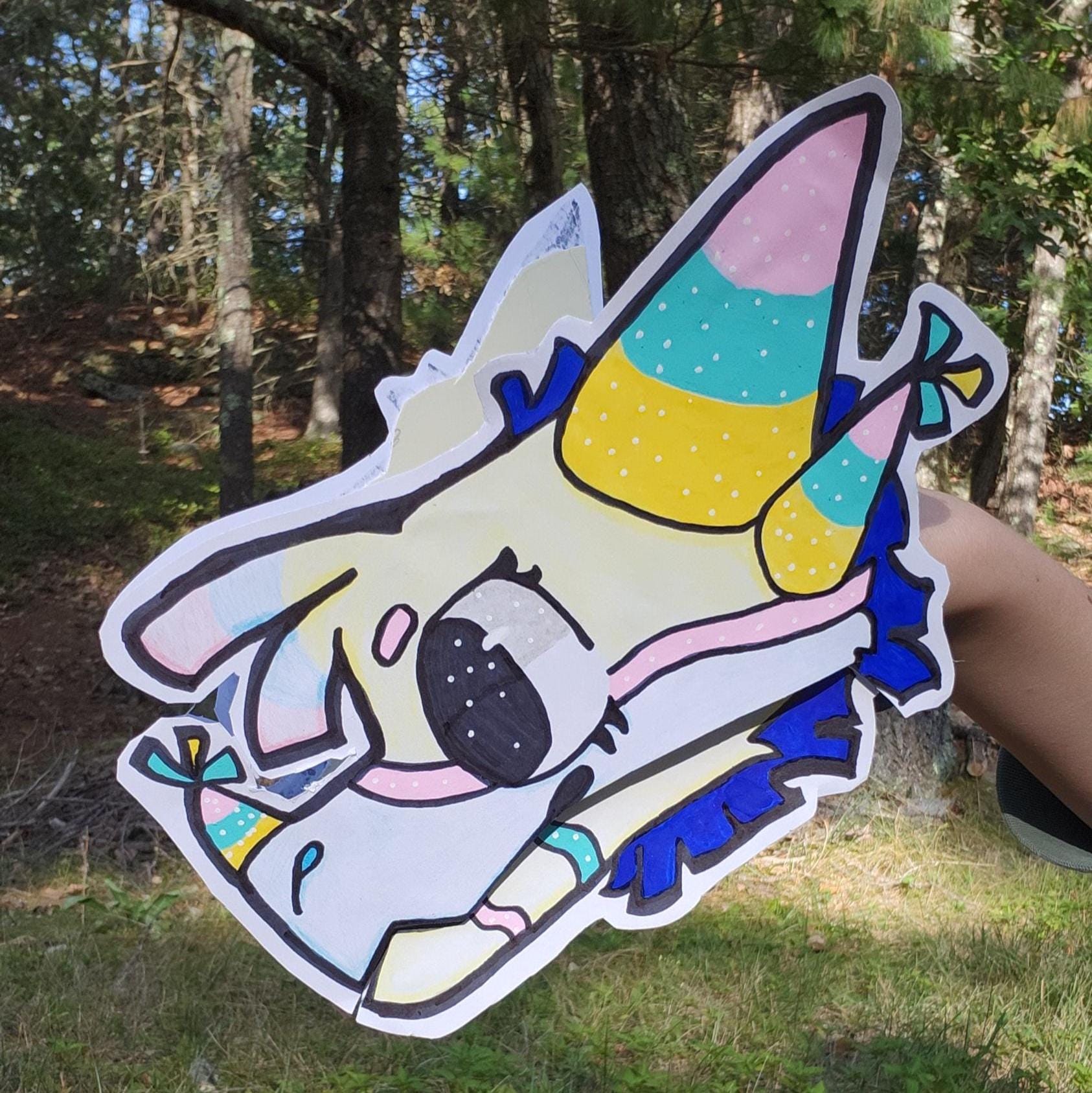 Yatta Dandy's World Dragon Puppet: Roblox Game Fan Art - Etsy