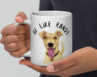 Resilient Randy White glossy mug