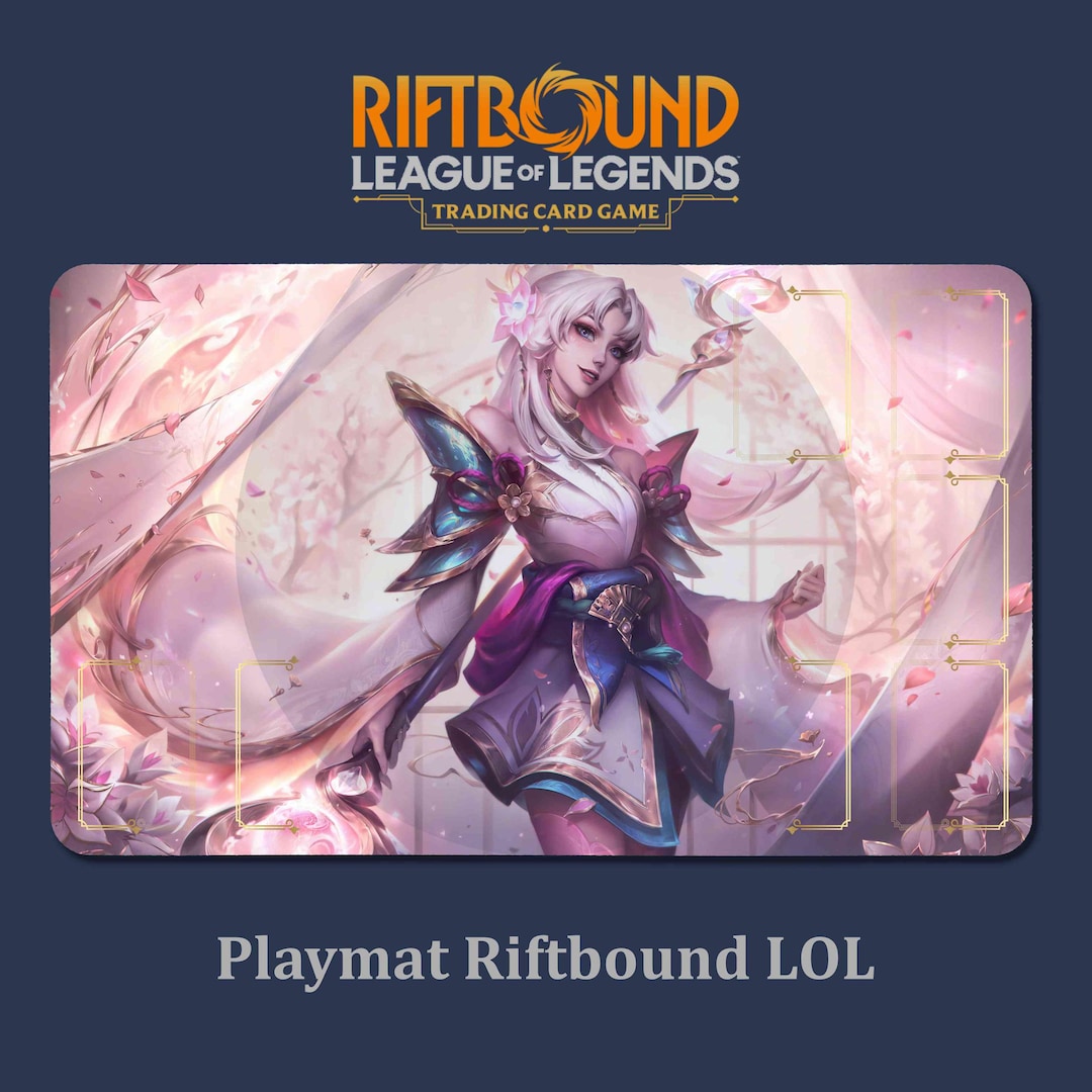 Riftbound TCG Lux Playmat 60*35cm, Riftbound Playmat 24