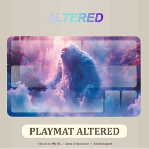Playmat Altered TCG 60*35mm, tapis de jeu Altered Bigfoot, jeu de carte a collectionner Altered Bigfoot - Tapis de souris Bigfoot, tumult