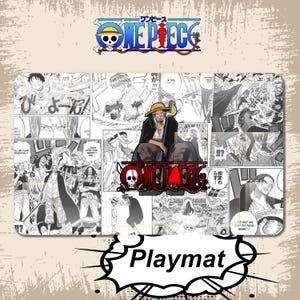 Playmat One Piece TCG 60*35mm FR, tapis de jeu One Piece Manga, jeu de carte à collectionner One Piece - Tapis de souris