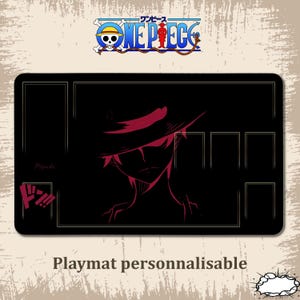 Customizable One Piece TCG Luffy Neoprene Playmat 60*35mm.
