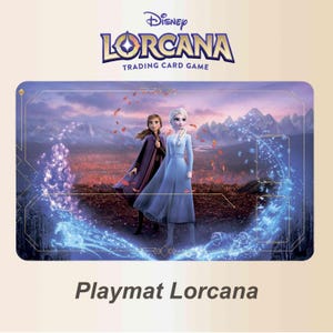 Playmat Lorcana 60*35mm Frozen - Tapis de jeu Lorcana TCG La reine des neiges -  jeu de carte a collectionner Disney - Tapis de souris.