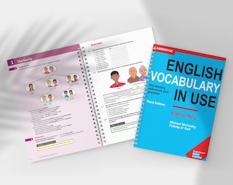 English Vocabulary In Use elementary pdf with answers| A2-B1 English for beginners| vocabulary practice book| printable full file| language
