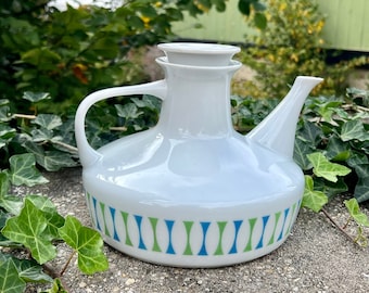 SALE Mid Century Contempri Design  Tea Pot Eclipse Pattern Paul McCobb