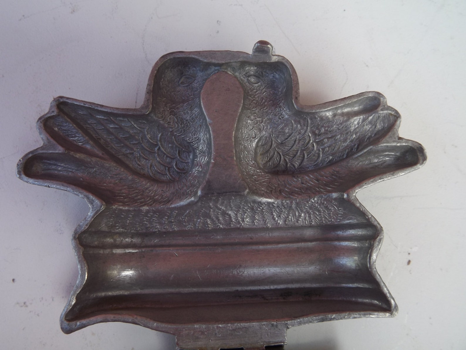 Antique Pewter Love Birds Ice Cream Mold 1910s Wedding Mold Etsy