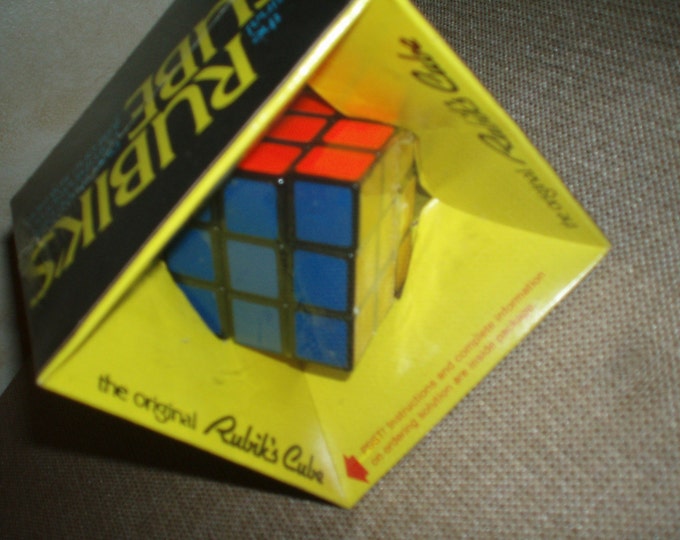 Vintage RUBIK'S CUBE in Original Package Etsy
