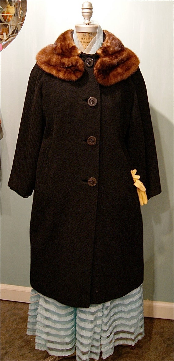 Shearling swing deals coat