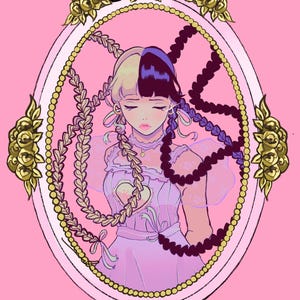 Melanie Martinez Inspired Art Print: Handmade Glossy Photo