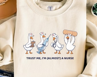 Funny Nurse Goose PNG, Humor Gift for Nurses, Nurse Png, Medical Assistant, Funny Goose Nurse Png, Gift for Nurse (Digital Download)
