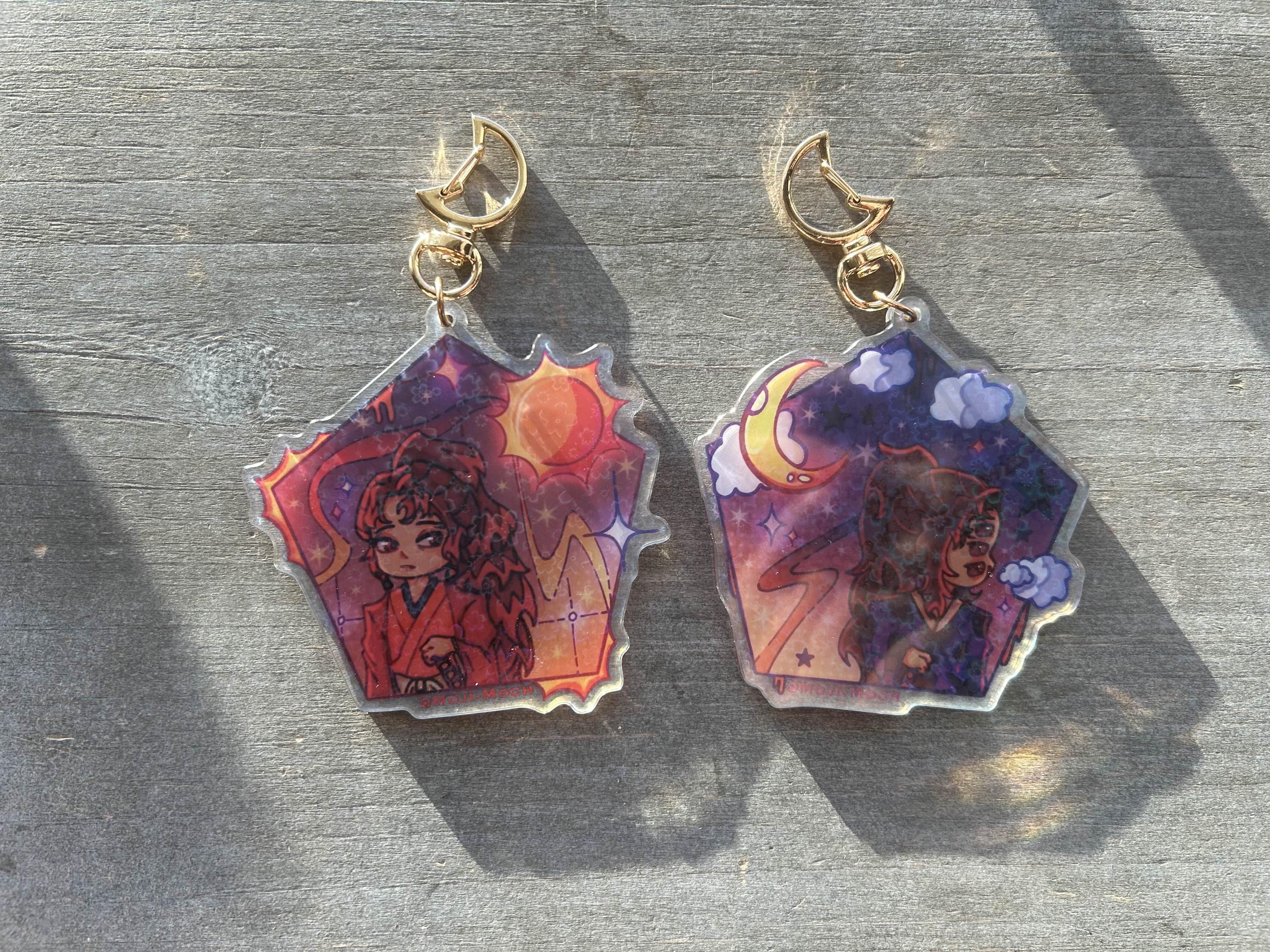 鬼滅の刃チャーム！縁壱＆黒死牟 日月兄弟 - Etsy 日本