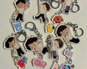 BTS Connecting Acrylic Charms! Chibi & Adorable designs!